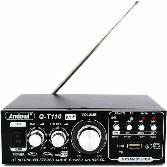 Andowl Q-T110 Τελικός Ενισχυτής Hi-Fi Stereo 075612 Μαύρος