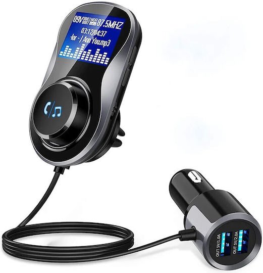 FM Transmitter Αυτοκινήτου BC30AQ με USB / Bluetooth - Image 3