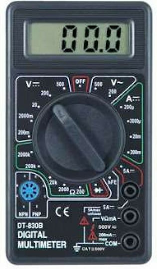 Factory DT-830B Ψηφιακό Πολύμετρο Τσέπης με Μέτρηση AC / DC / Αντίστασης - Image 5