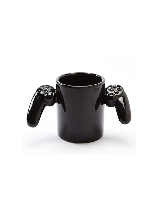 Game Over Κούπα Κεραμική Μαύρη 350ml