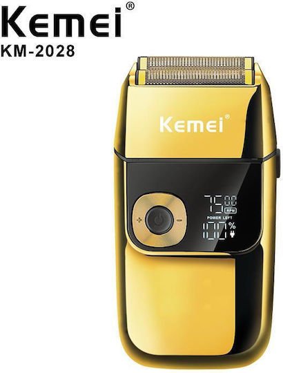 Kemei Gold KM-2028 Foil Ξυριστική Μηχανή Προσώπου Επαναφορτιζόμενη