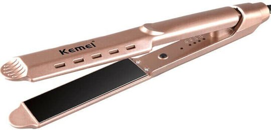 Kemei KM-3229 Πρέσα Μαλλιών με Κεραμικές Πλάκες 40W