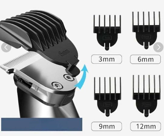 Kemei Trimmer Μηχανή Επαναφορτιζόμενη KM-5857 - Image 2
