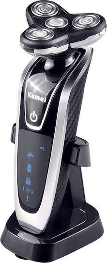 Kemei Ξυριστική Μηχανή 4D & Οδοντόβουρτσα 4 Σε 1 KM-5181 Περιστρεφόμενη Ξυριστική Μηχανή Προσώπου Επαναφορτιζόμενη