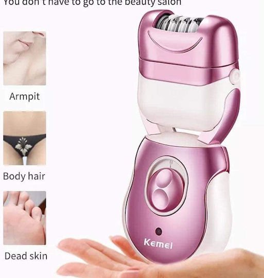 Kemei Σετ Αποτρίχωσης Epilator για Πρόσωπο, Σώμα & Μπικίνι KM-376 - Image 6