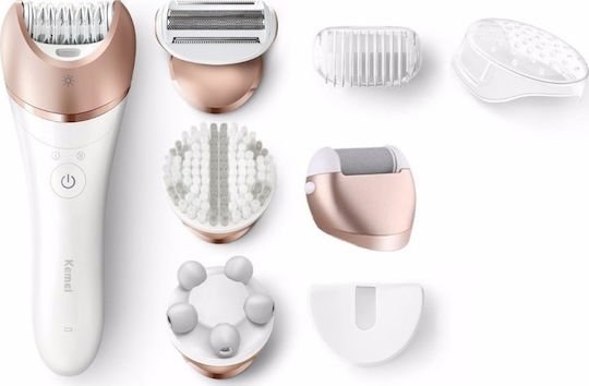 Kemei Σετ Αποτρίχωσης Epilator για το Σώμα KM-8001