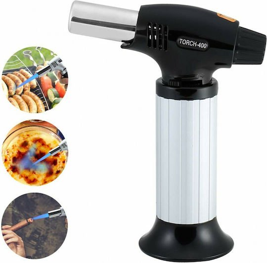 Lighter OL-400 Φλόγιστρο Ζαχαροπλαστικής με Βάση Ασημί - Image 4