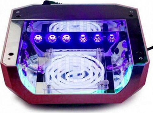 Quick CCFL W-24 Φουρνάκι Νυχιών LED Μπαταρίας 36W Ροζ - Image 5