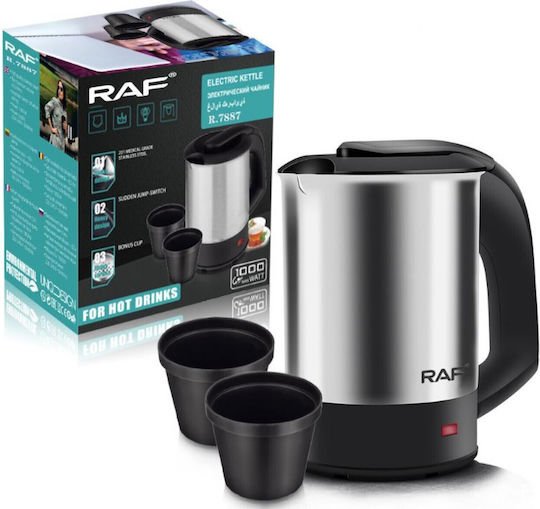 Raf Βραστήρας 500ml 1000W Ασημί R.7887