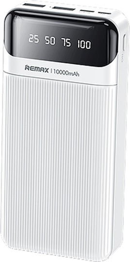 Remax RPP-102 Power Bank 20000mAh με 4 Θύρες USB-A Λευκό