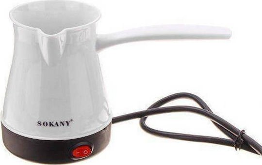 Sokany SK-219 Ηλεκτρικό Μπρίκι 600W με Χωρητικότητα 500ml White - Image 5