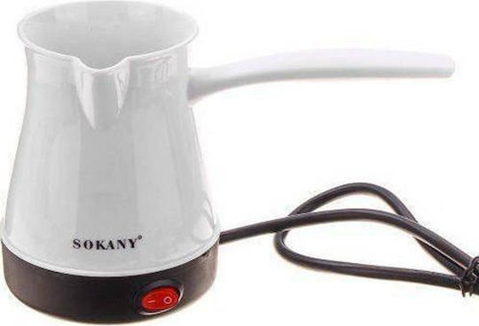 Sokany SK-219 Ηλεκτρικό Μπρίκι 600W με Χωρητικότητα 500ml White - Image 4