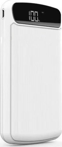 Power Bank 11000mAh με Θύρα USB-A Λευκό