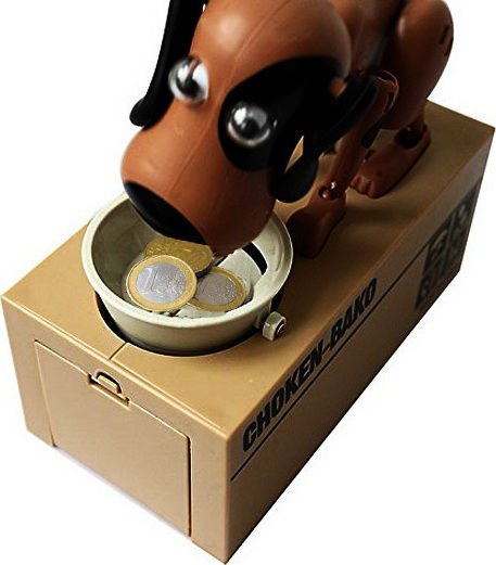Παιδικός Κουμπαράς Πλαστικός My Dog Piggy Bank Καφέ 17x7.8x15cm - Image 6