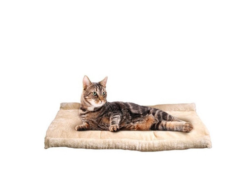 Kitty Shack αυτοθερμαινόμενο κρεβατάκι γάτας 2 σε 1 σε μορφή τούνελ και χαλιού 85 × 57 cm