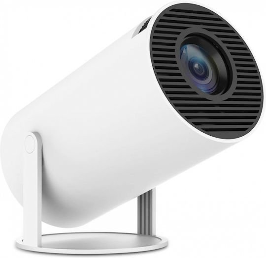 Portable Projector 4K HY300 Mini Projector LCD HD Λάμπας LED με Wi-Fi και Ενσωματωμένα Ηχεία