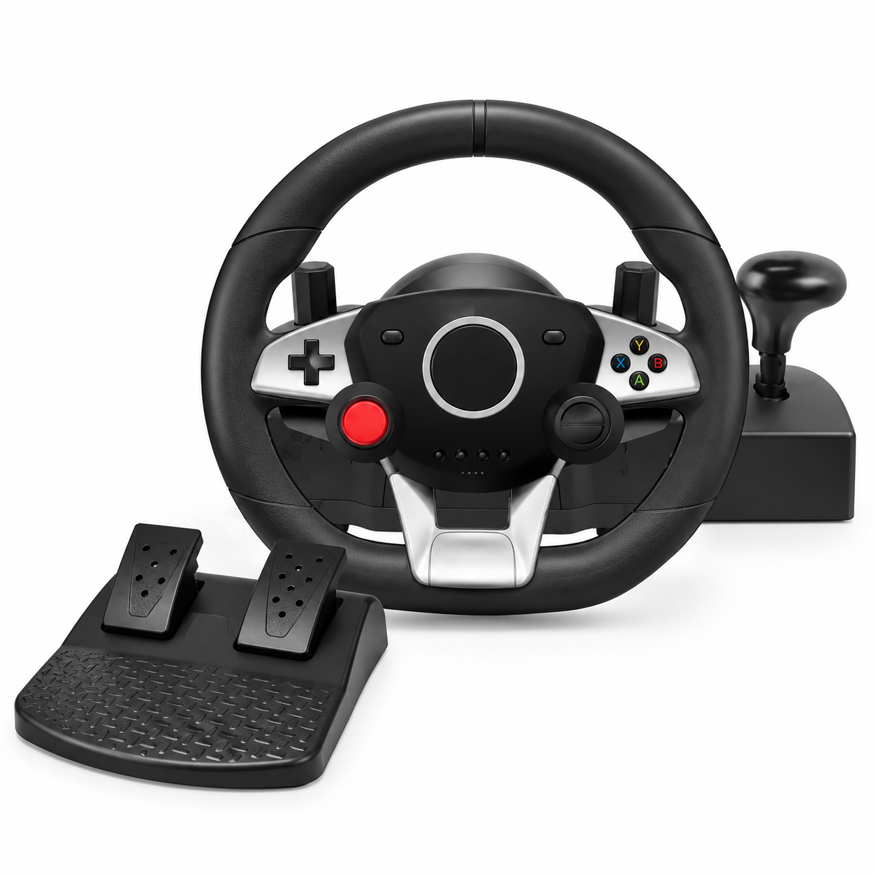 Alucard NS-9887 τιμονιέρα gaming 270° με μοχλό ταχυτήτων, πετάλια και στερέωση σε τραπέζι